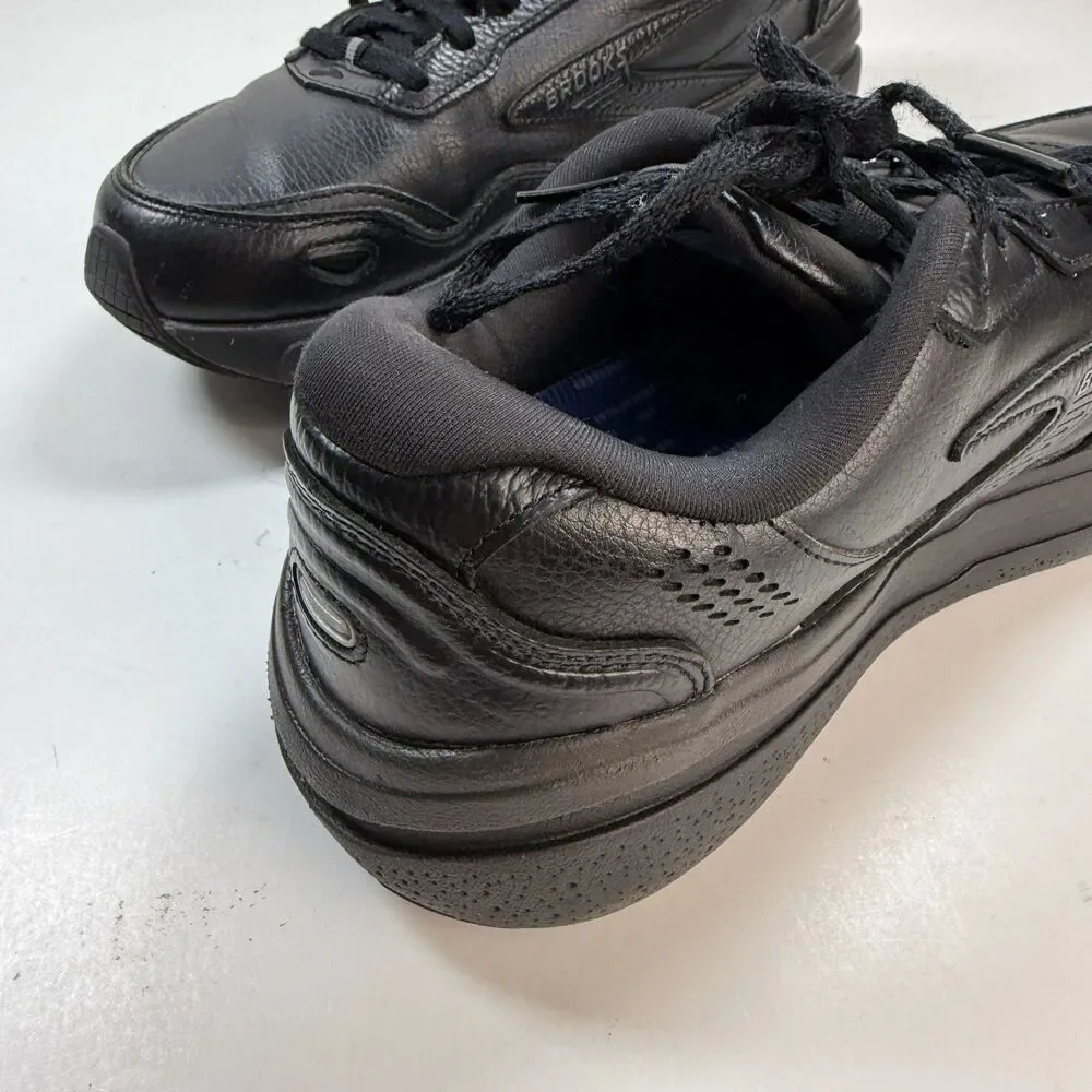 Brooks Ghost Max L 1104431D072 Mens US 10 D Running Shoes Black Leather Sneaker
